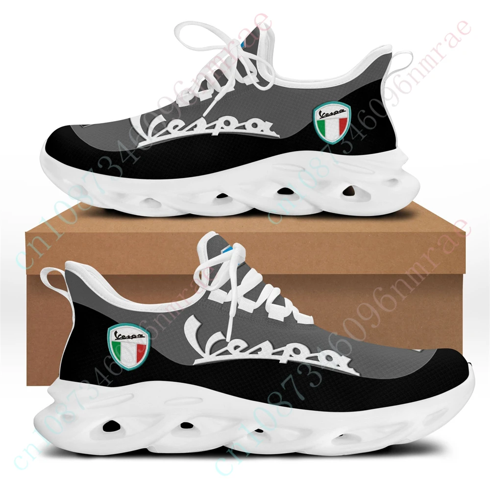 Vespa Men's Sneakers Casual Running Shoes Lightweight Unisex Tennis Big Size Male Sneakers Sports Shoes For Men Custom Logo