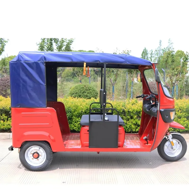 7 Passengers Electric Rickshaw Bajaj 3 Wheels 1000 W/with Passager Seat