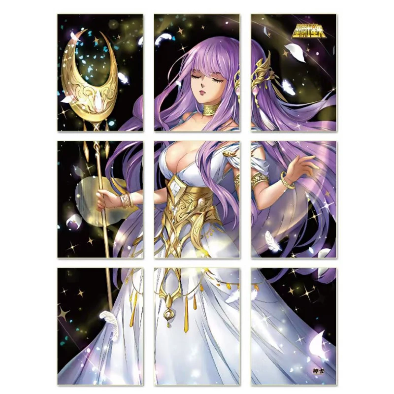 1box Saint Seiya Collection Cards Wholesale Anime Playing Cards Table Board Toys For Family Children Christmas Gift