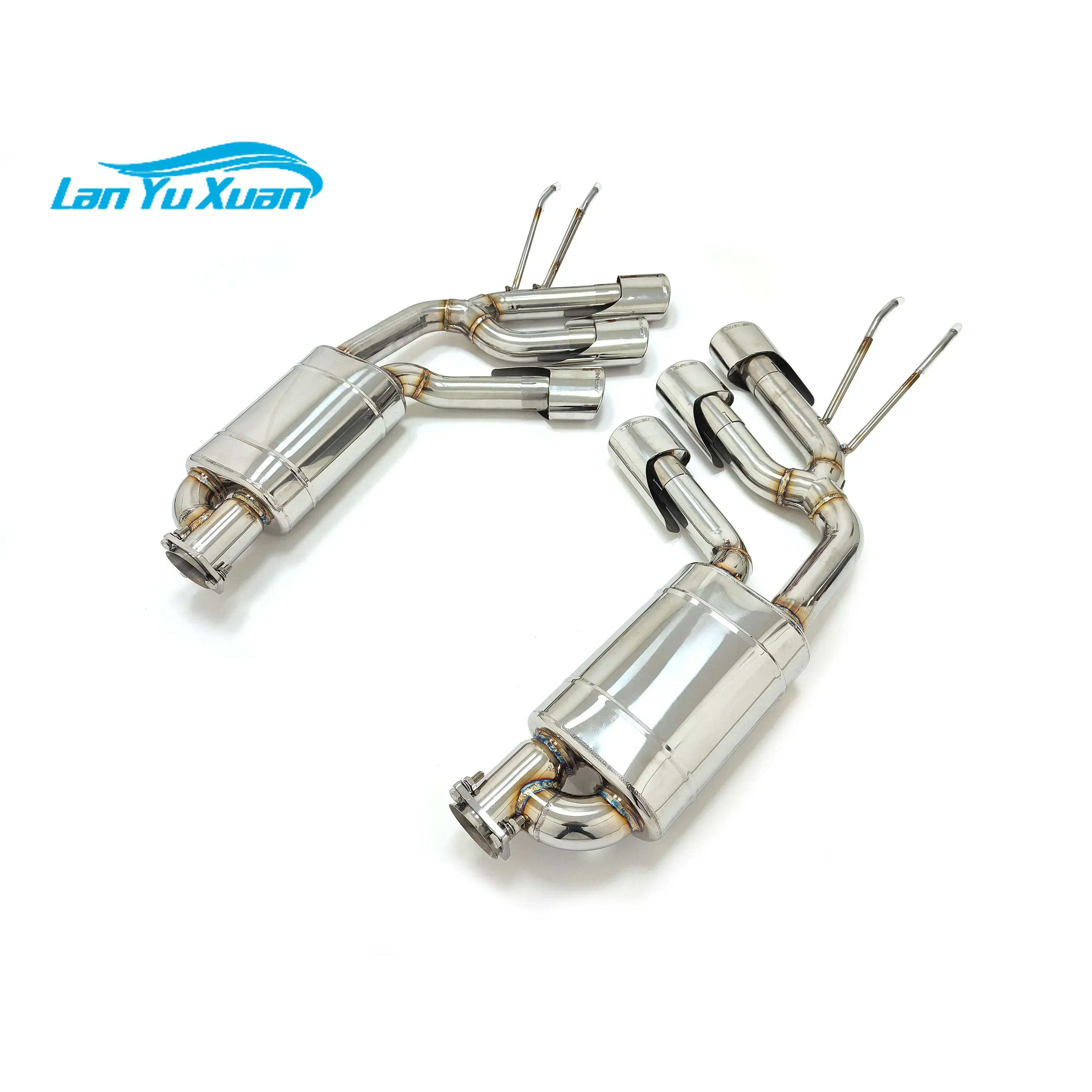 CSZ ODM Without Valved Exhaust for Mercedes Benz AMG W463 G500 G63 G65 5.5T Muffler Catback With Tips Straight Pipes