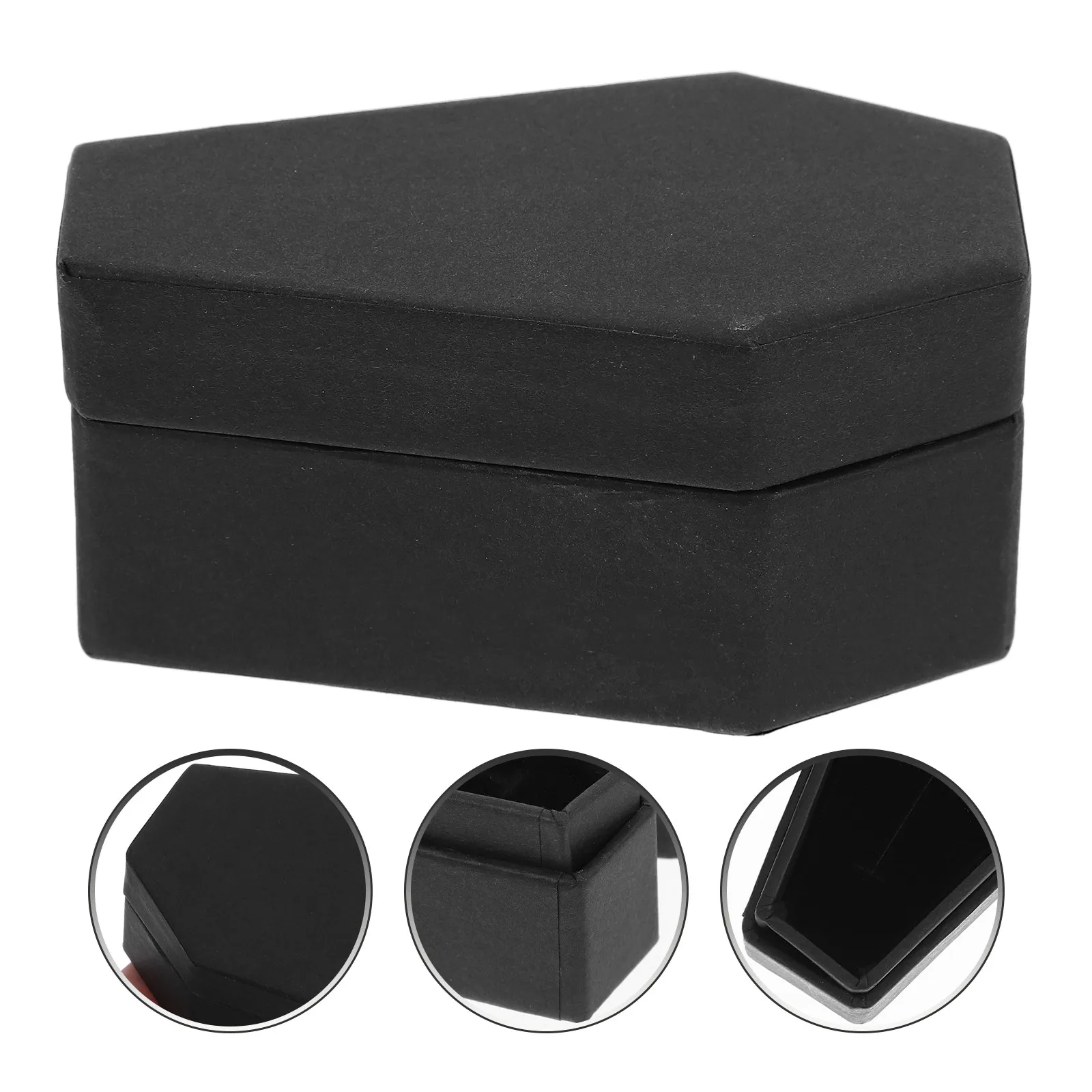 

Halloween Coffin Jewelry Box Unique Coffin Ring Holder Jewelry Organizer Vintage Storage Case Spooky Halloween Home Decor