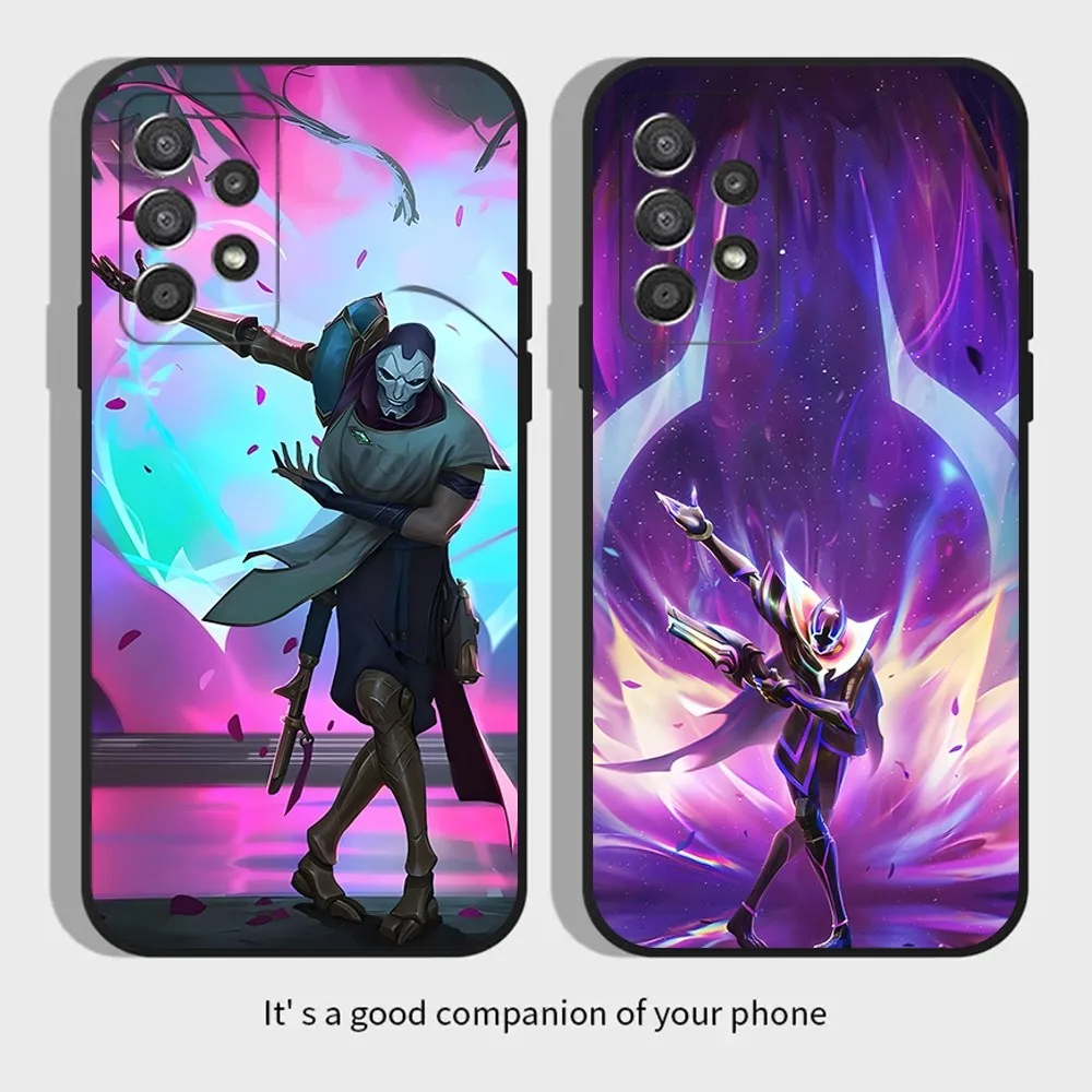 L-LOL K-Khada Jhin Virtuoso Phone Case For Samsung Galaxy A13,A21s,A22,A31,A32,A52,A53,A71,A80,A91 Soft Black Cover