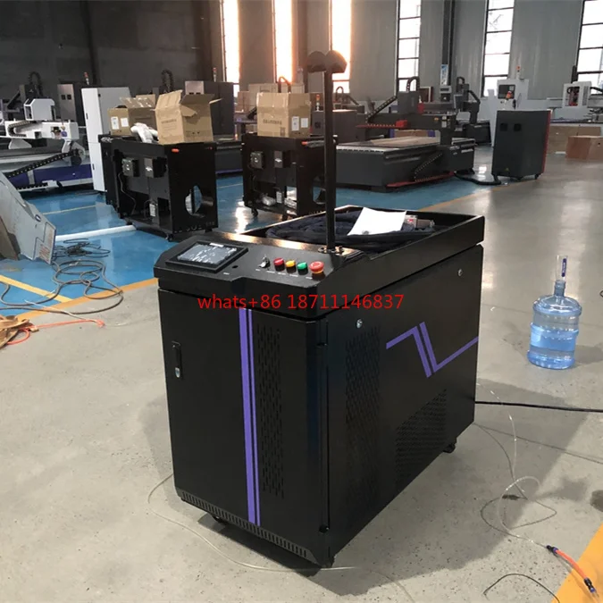 100 200W 1000W 1500W 2000W Raycus Max JPT Oil Cleaner Paint Remover Metal Rust Removal Fiber Laser Cleaning Machine