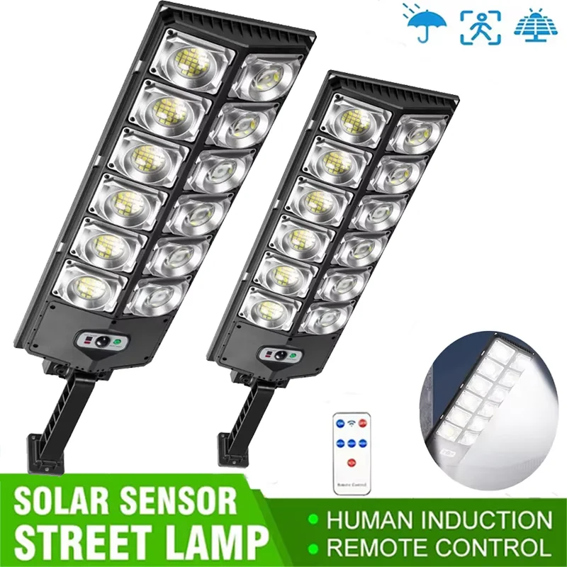 Lumière solaire LED haute puissance lumières extérieures la plus puissante lampe solaire extérieure