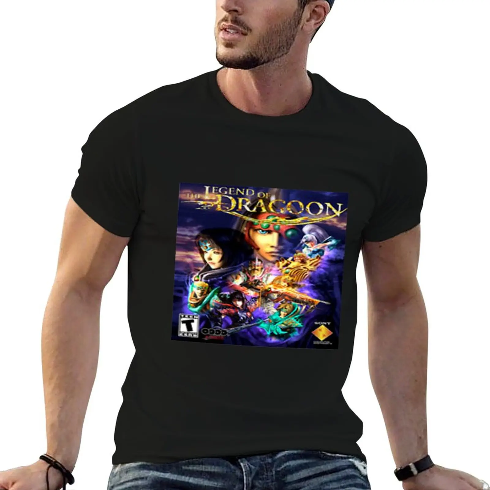 Legend Of Dragoon psx classic T-Shirt sweat oversized t shirt summer top oversized mens graphic t-shirts