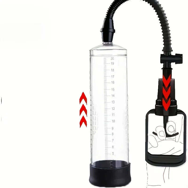 Men Penis Male for Penis and Improvement Suction Mode Pressure Training Adult Supplies Sex Toys Manual Penis Pump for Men 18+ view 2
