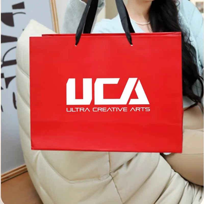 Recyclable Biodegradable Europe Shopping Clothing Bag Packaging Luxury Gift Paper Bags with Your Own Logo for Small Business