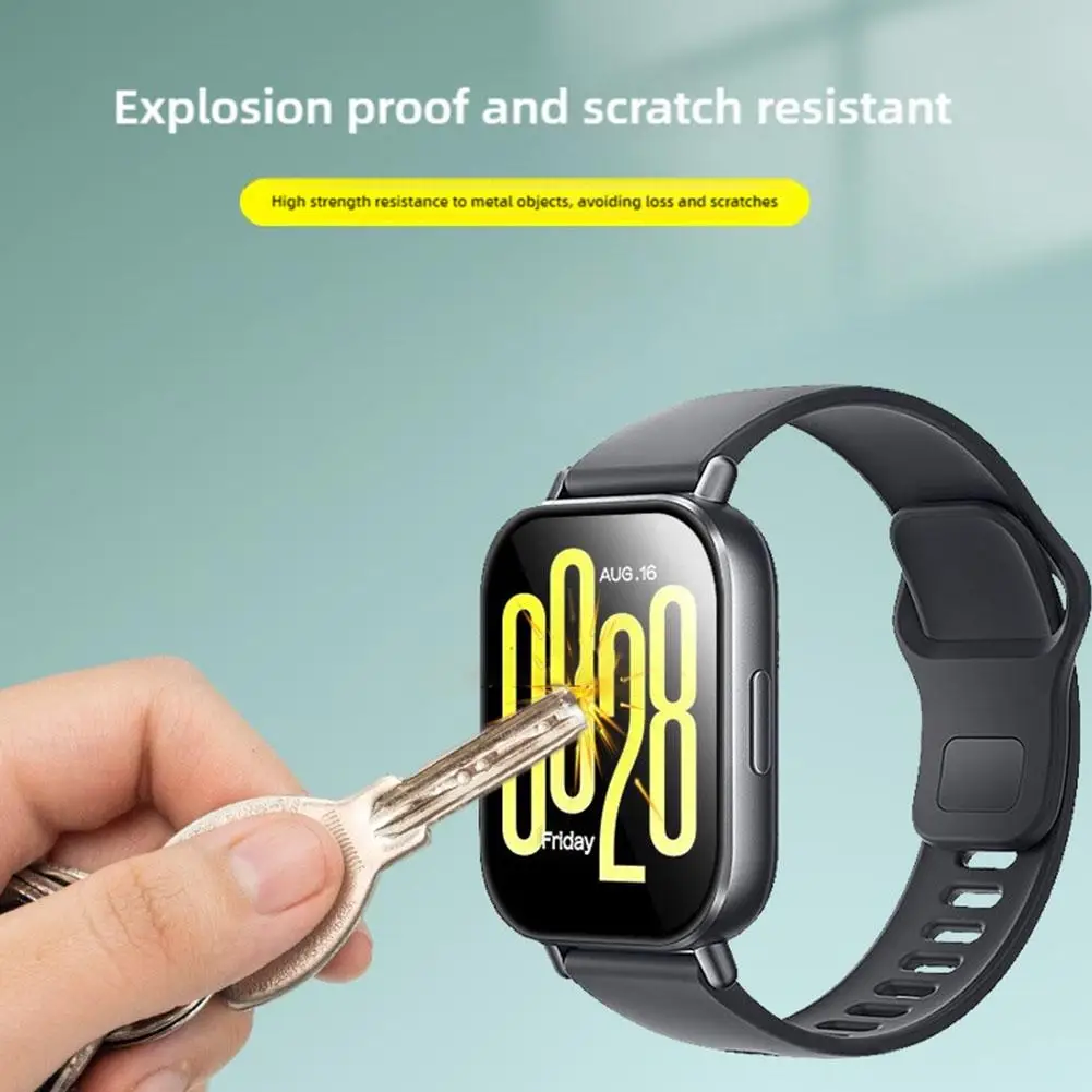 Smart Watch Screen Protector Soft Film Suitable For Redmi Watch5 Active/5lite Watch Curved 3D Composite Soft Black Edge Film