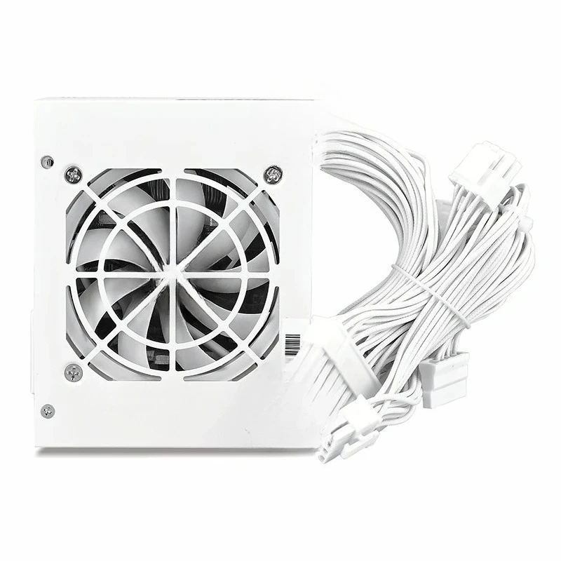 

White Power Supply 220~230V InputPorts High Efficiency Silent PWM Fan Game Computer PSU