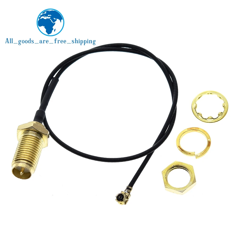 TZT SMA Connector Cable Male to uFL/u.FL/IPX/IPEX RF Or NO Connector Coax Adapter Assembly RG178 Pigtail Cable 1.13mm