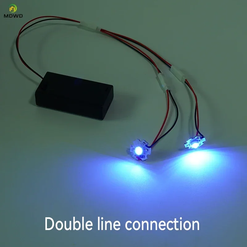 DIY LED Manual Battery Decoration Mini Bulb Bright Building Blocks Set, Creative Hobbies Dolls Architecture Toy