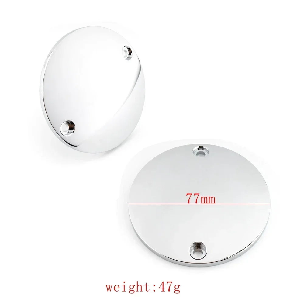 Motorcycle Domed Timer Cover 2 Hole Ignition Timing Points Cover for Harley Davidson Electra Glide Fat Boy Sportster XL 883