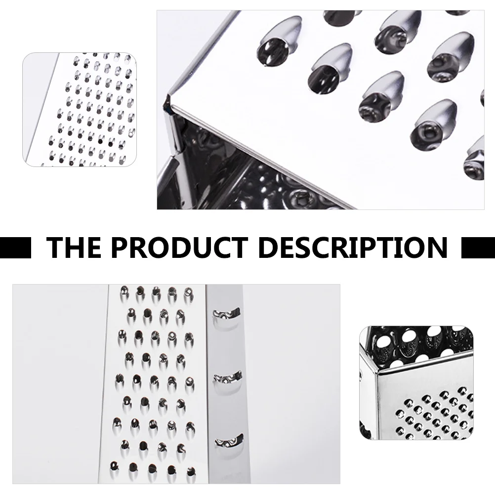 Multifunction Four-sided Grater Peeler Kitchen Accessories Stainless Steel Cheese Mill Vegetable Slicer