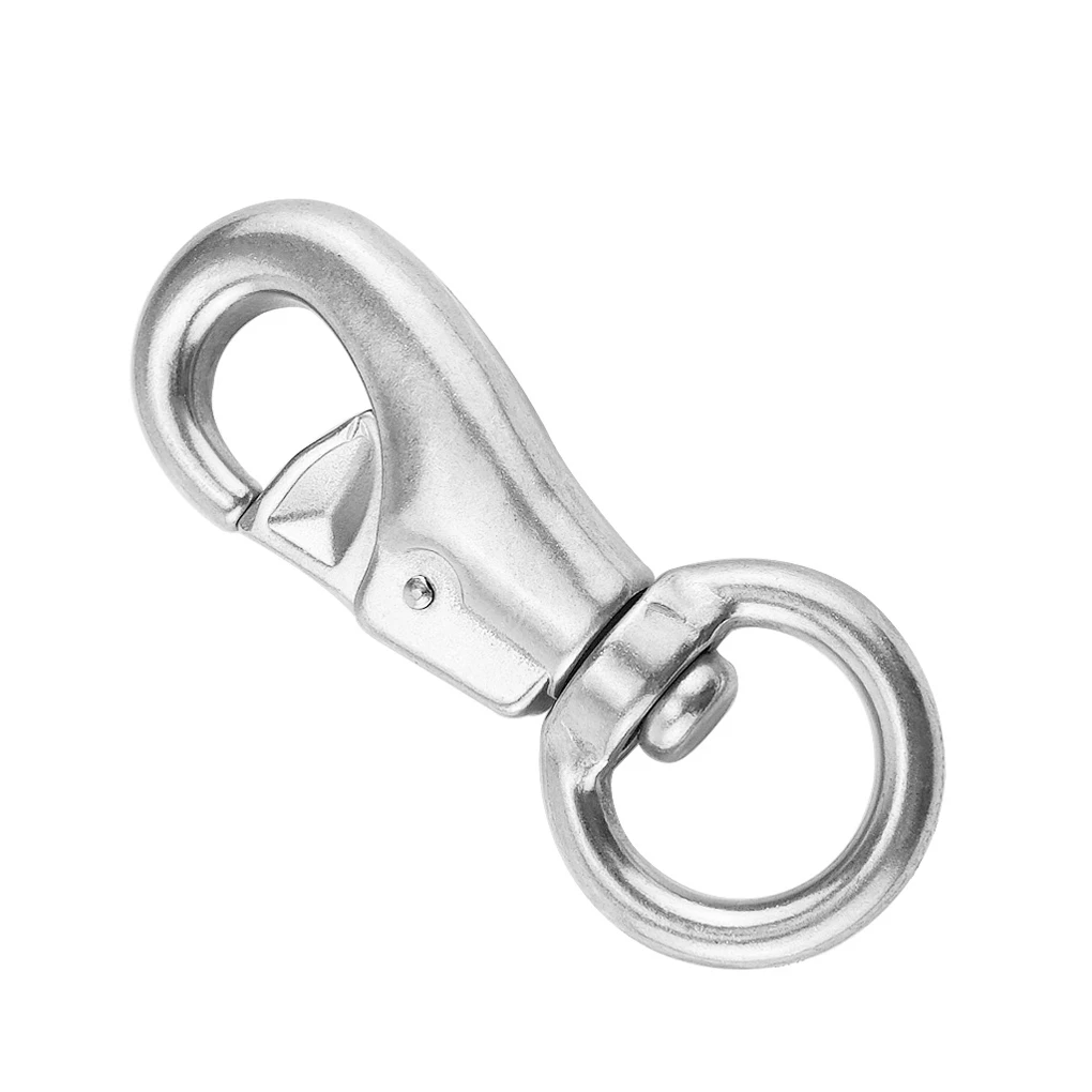 Swivel Snap Hook 4-inch 16mm Latch Heavy Duty Safe Rotary Shackle Surfing Fishing Boat Rigging Hardware Accessories