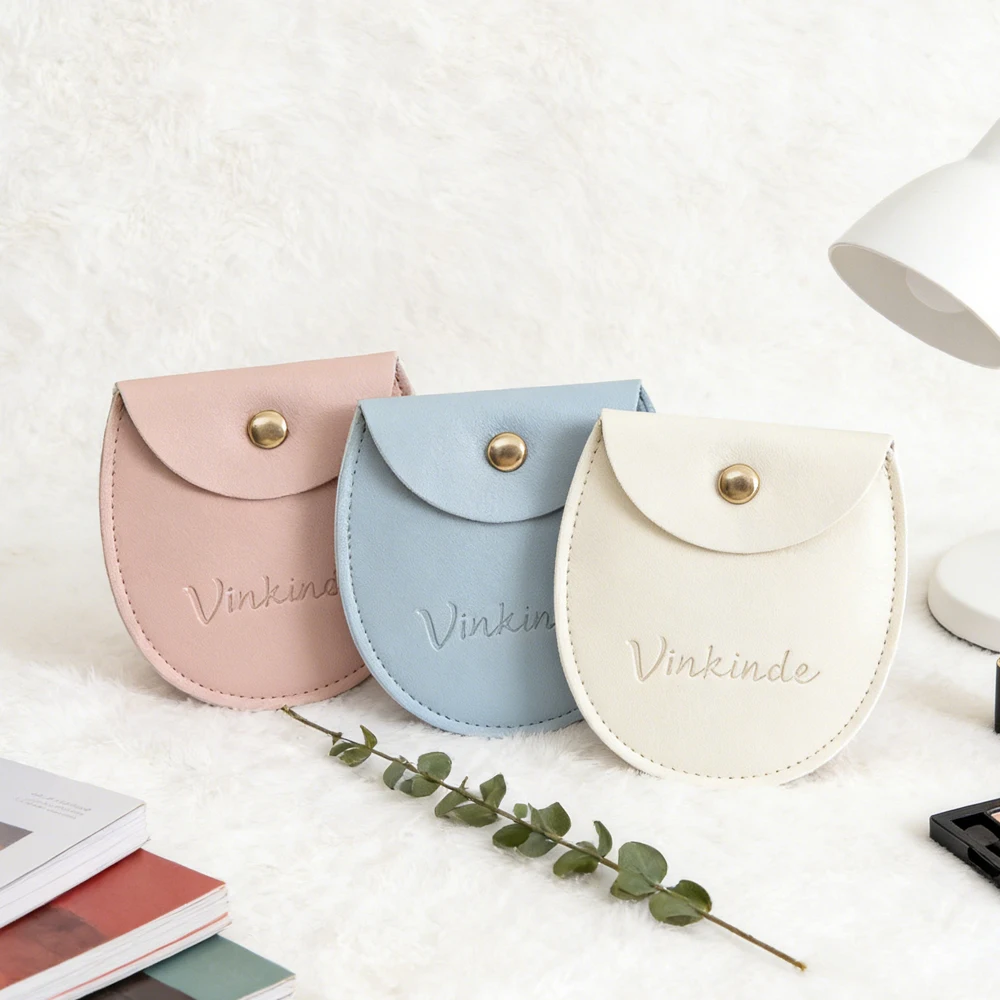 

Шикарный индивидуальный логотип, ювелирные изделия, кожаная сумка для ювелирных изделий из искусственной кожи для кольца, серьги, кулон, ожерелье, чехол с кнопкой, упаковка для хранения