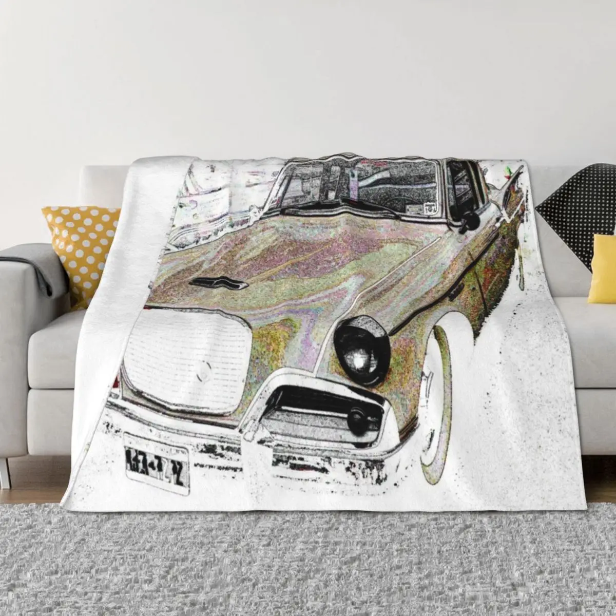

Studebaker Silver Hawk [1957-1959] Throw Blanket halloween Single Soft For Baby Blankets