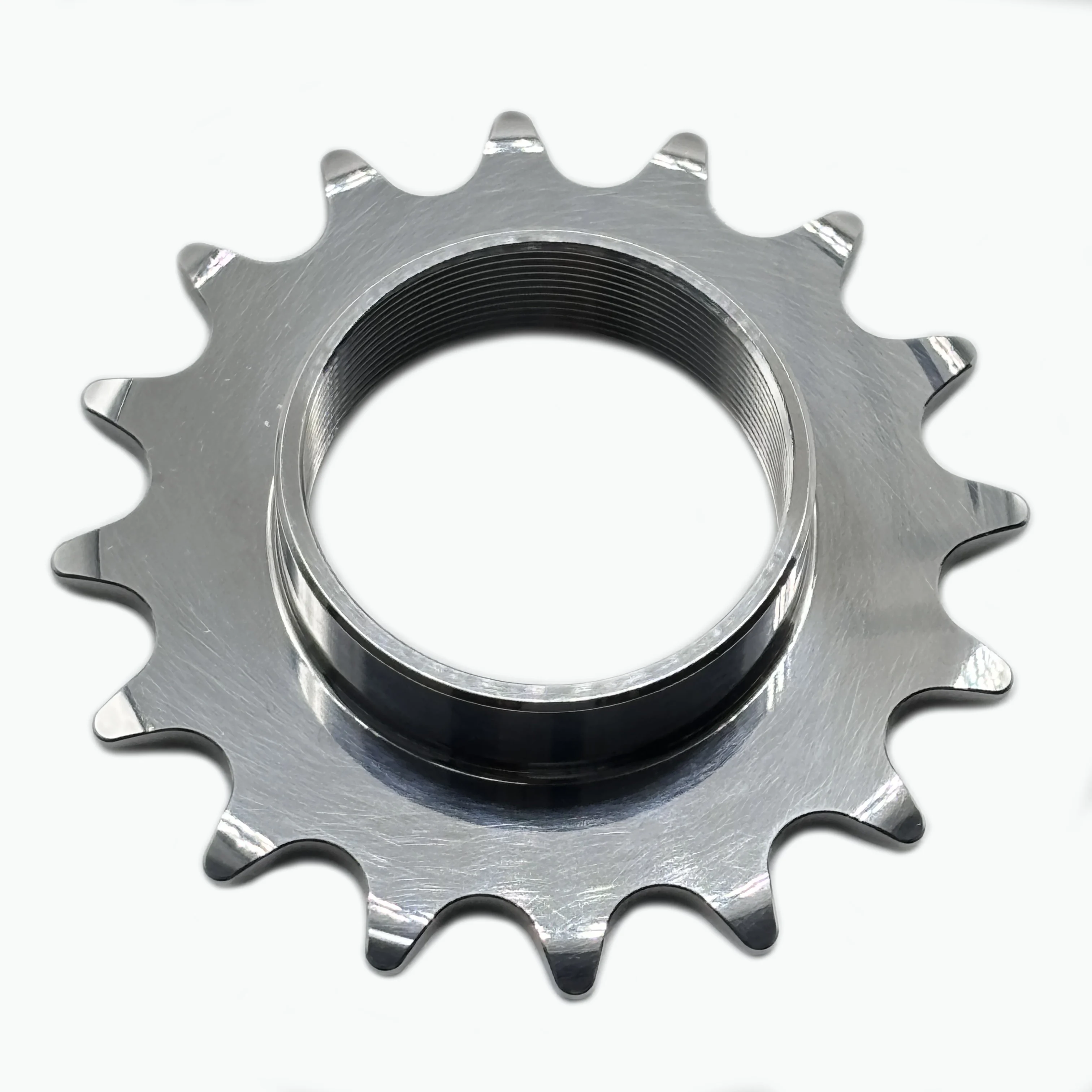 

Односкоростная звездочка Yoshoka для трека Tandom толщиной 14 мм, подходит для цепи 1/8 дюйма, нержавеющая сталь 630, обработанная ЧПУ, высокая точность