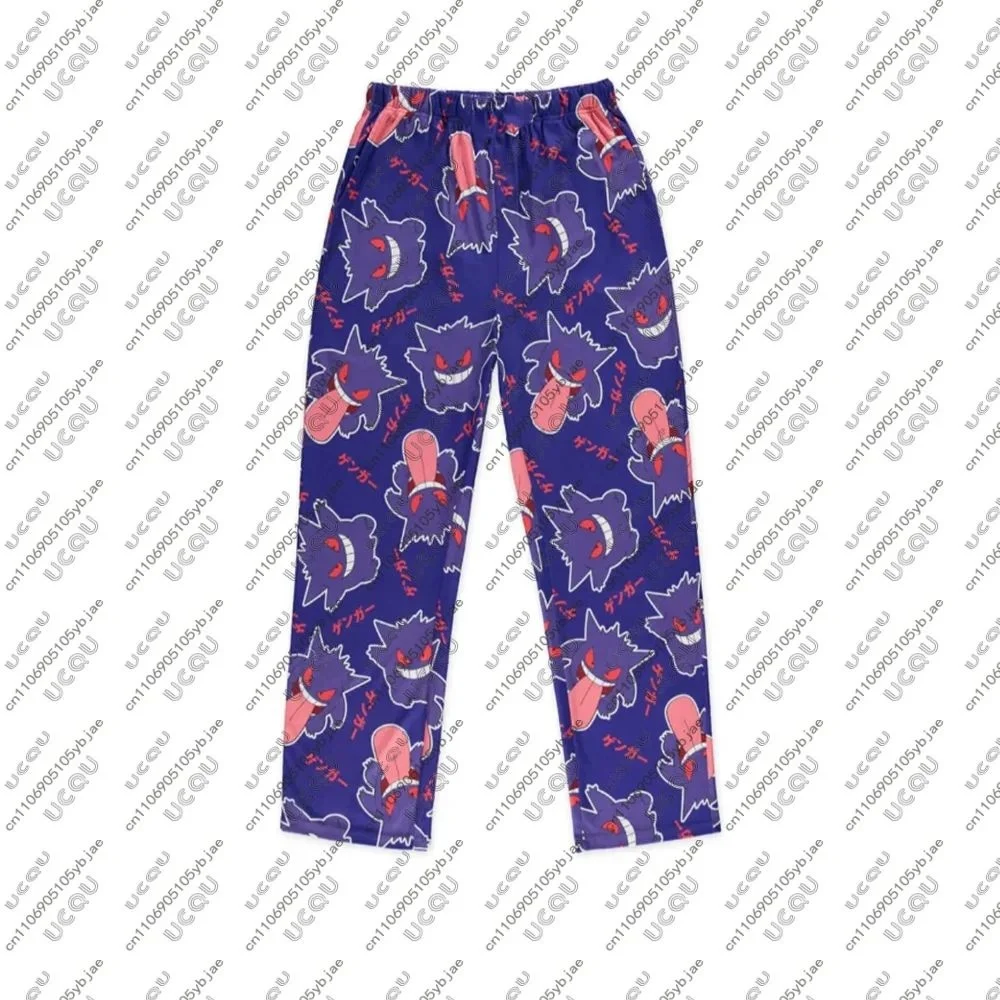 Dopamine Pokémon 3D Full Print Unisex Casual Couple Pants Cartoon Elf Loose Home Pants Sports Pants