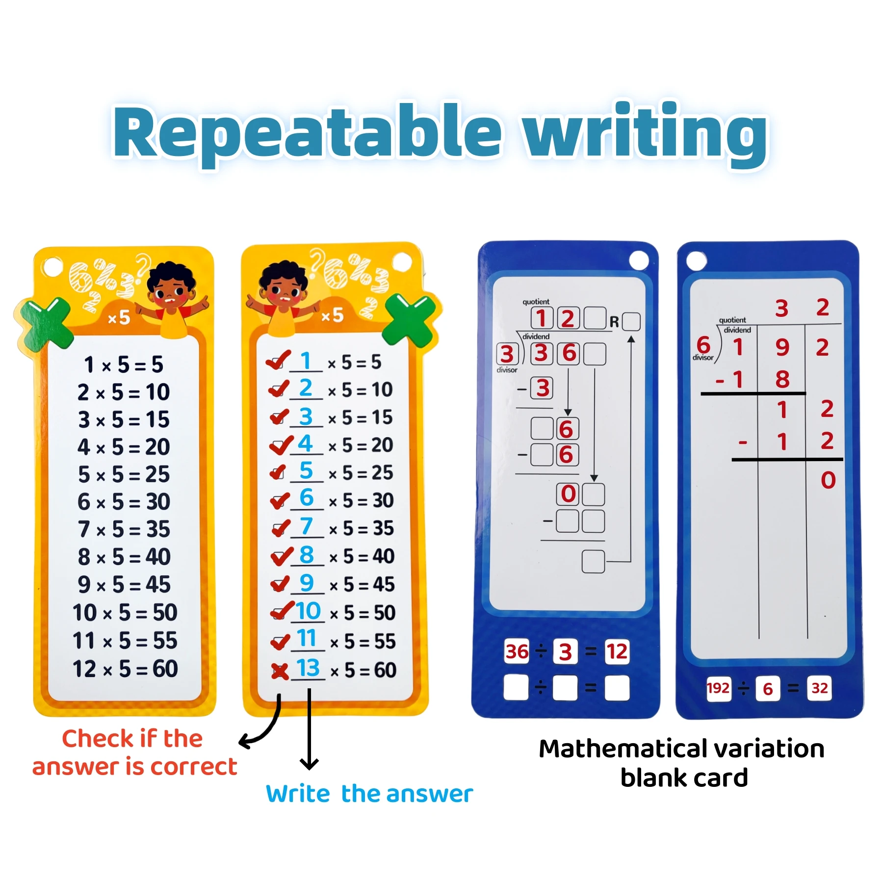 Reusable Arithmetic Cards, Teaching Tools for Addition, Subtraction, Multiplication, and Division from 0-12, Early Childhood Number Sense Enlightenment Set, Fun and Educational Interactive Activities Flash Cards for School Classrooms, Learning Basic Math Skills for Children