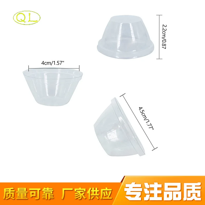 

100pcs Plant Pot Protective Cover Thermal Insulation Garden Cloche Dome For Hydroponic Systems Transparent