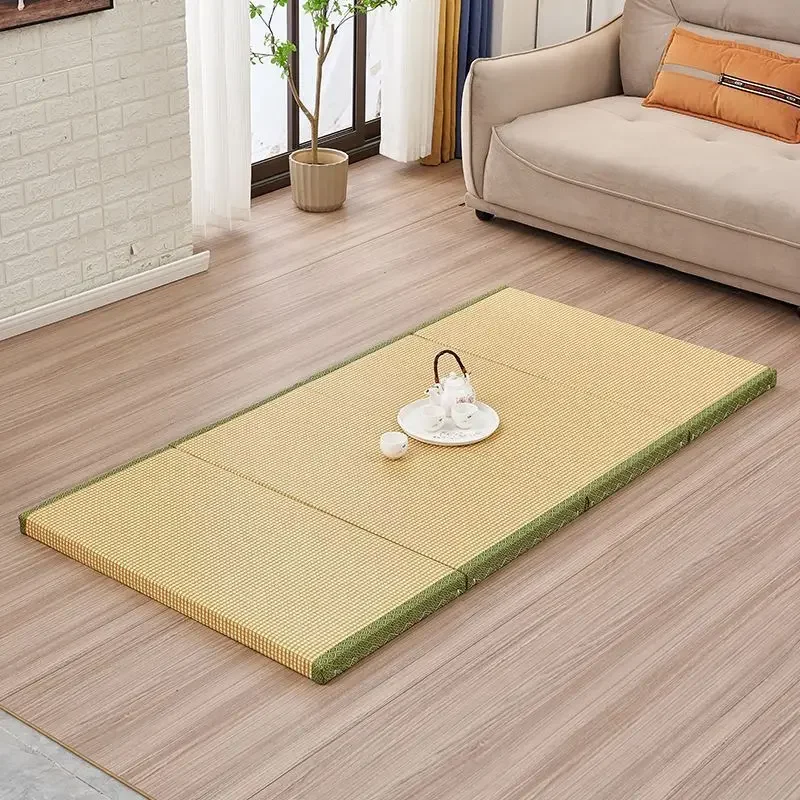 Nodic tatami rugs foldable custom Coconut mattress floor spread summer lunch mat carpet living room decoration