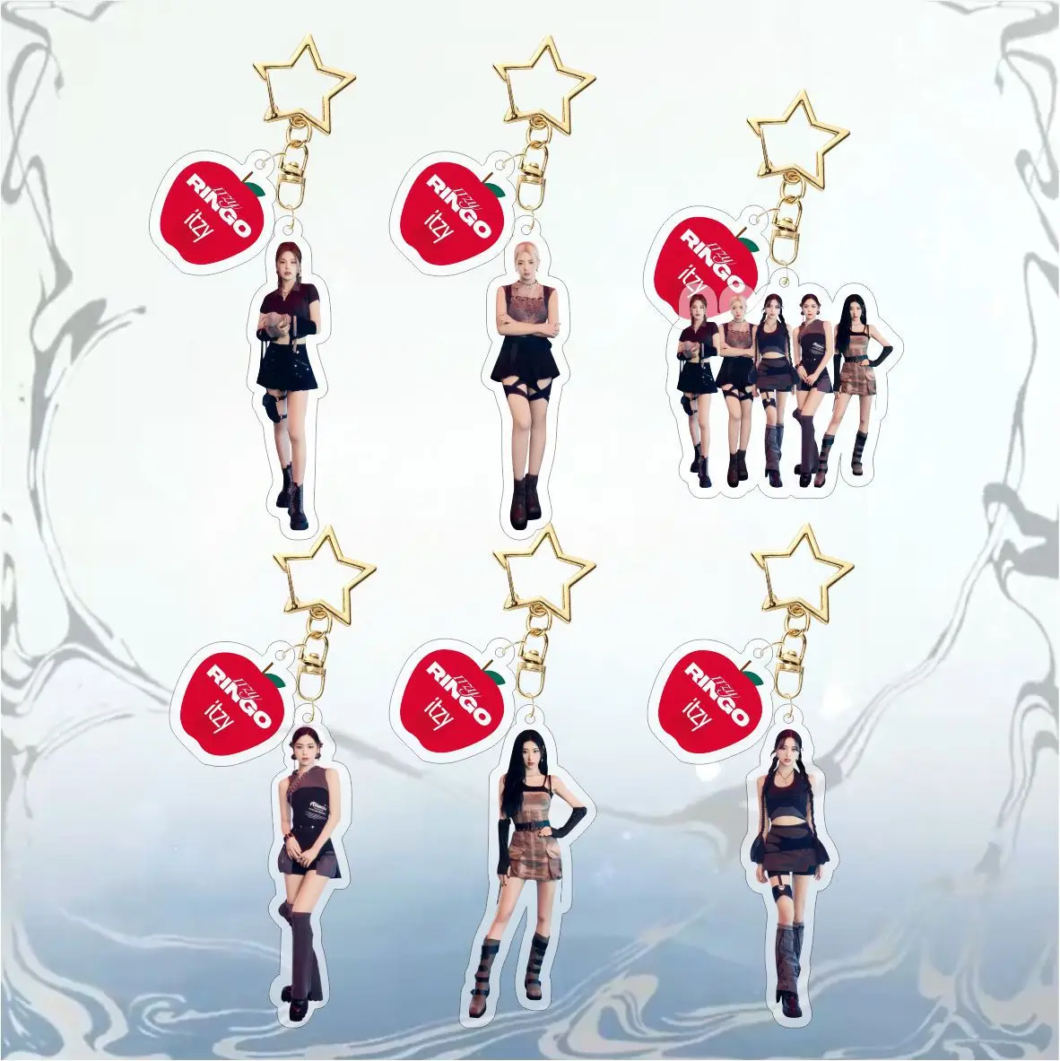 

Kpop ITZY альбом акриловый брелок Yeji Lia Ryujin Chaeryeong Yuna сумка кулон брелок персонаж фото брелки коллекция фанатов