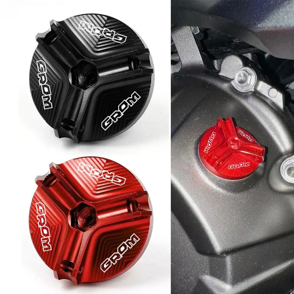 For Honda MSX125 Grom MSX 125/SF 2013-2022 2021 Motorcycle CNC Accessorie Oil Filler Fill Cap Plug Cover Engine Oil Cup