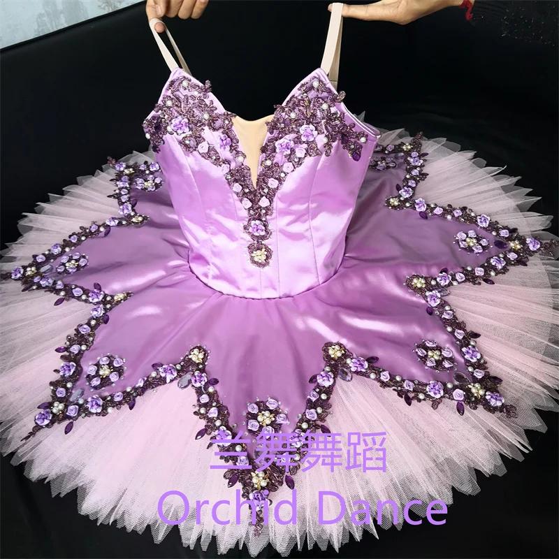 

Fine Workmanship High Quality Professional Custom Size Classical Girls Purple Bird Ballet Tutu Costumes