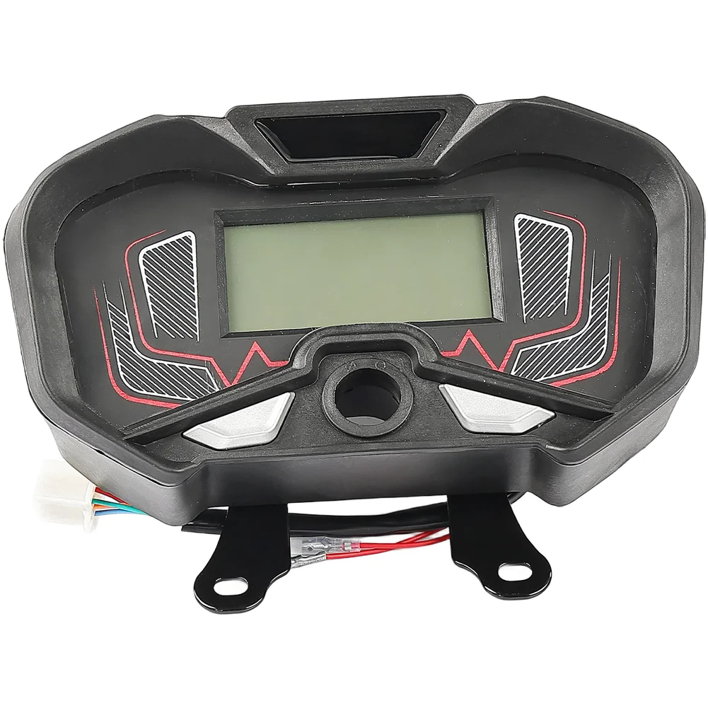 

Для электрического трехколесного велосипеда Электрический спидометр Трехколесный ЖК-метр Для ночных поездок Черный Совместимость с широким напряжением