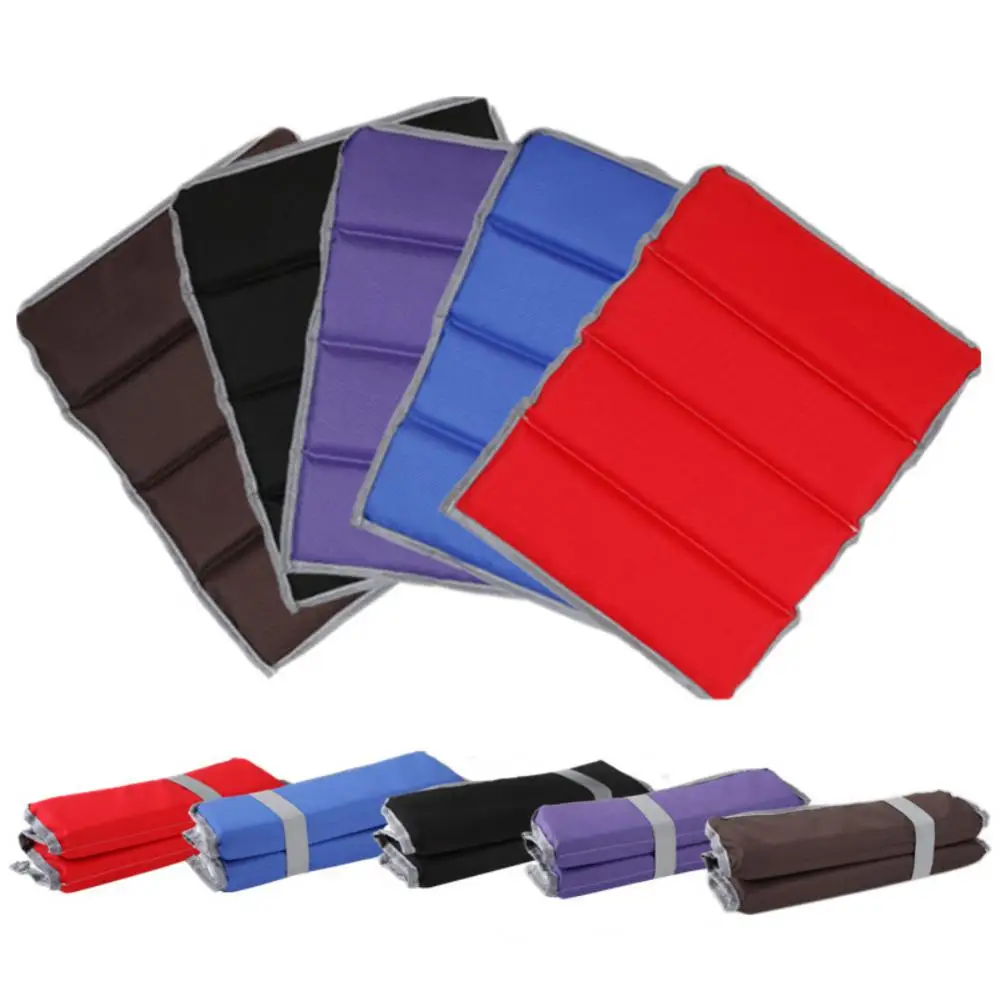 وسادة قابلة للطي مقاومة للماء والرطوبة ، 1 أو 2 ، حصيرة صغيرة محمولة ، للخارج ، الشاطئ ، التخييم ، والتنزهي