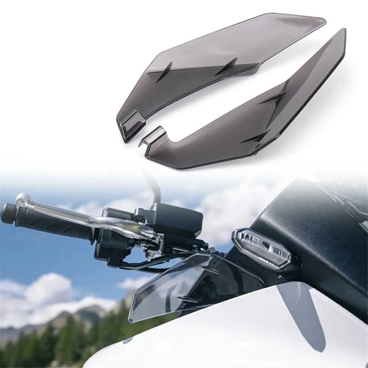 Motorcycle Front Side Windshield Windscreen Deflector for HONDA XL750 TRANSALP XL 750 Transalp