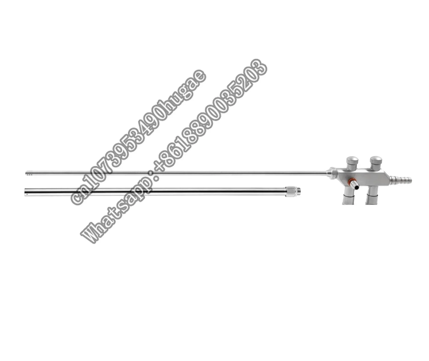 Irrigation suction Tee Irrigator aspirator press type Laparoscopic surgical instruments Size 10X330mm 5X330mm stainless steel