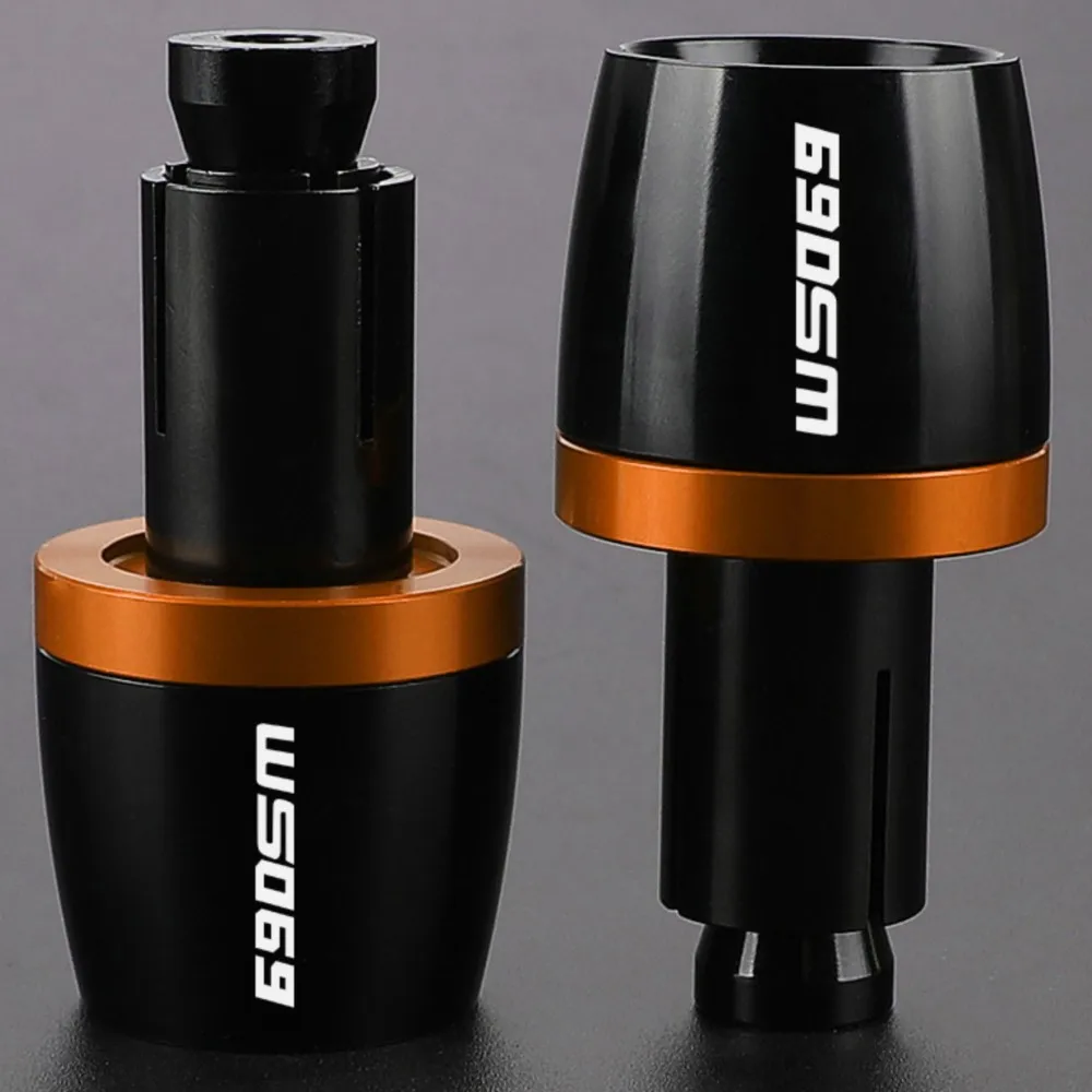 

For 690SM 2007-2017 2016 2015 2014 2013 Handlebar 2012 2011 2010 2009 2008 ends Plug Cover 22mm Handle Bar End Hand Grip 690 SM