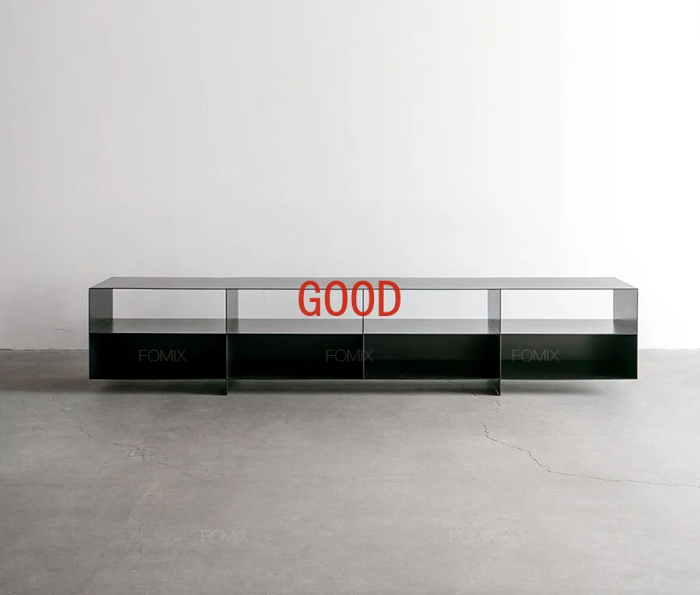 

Italian Minimalist TV Cabinet Silent Industrial Aluminum Alloy Floor Cabinet Living Room Designer Film and Television Cabinet
