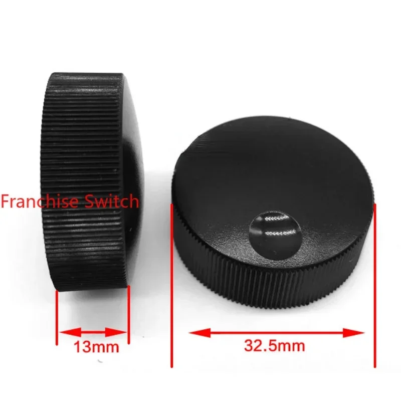10PCSHIGH QUALITY WORKMANSHIP FINE POTENTIOMETER ENCODER BAND SWITCH PLASTIC KNOB CAP 32.5*13MM FLOWER SHAFT HOLE