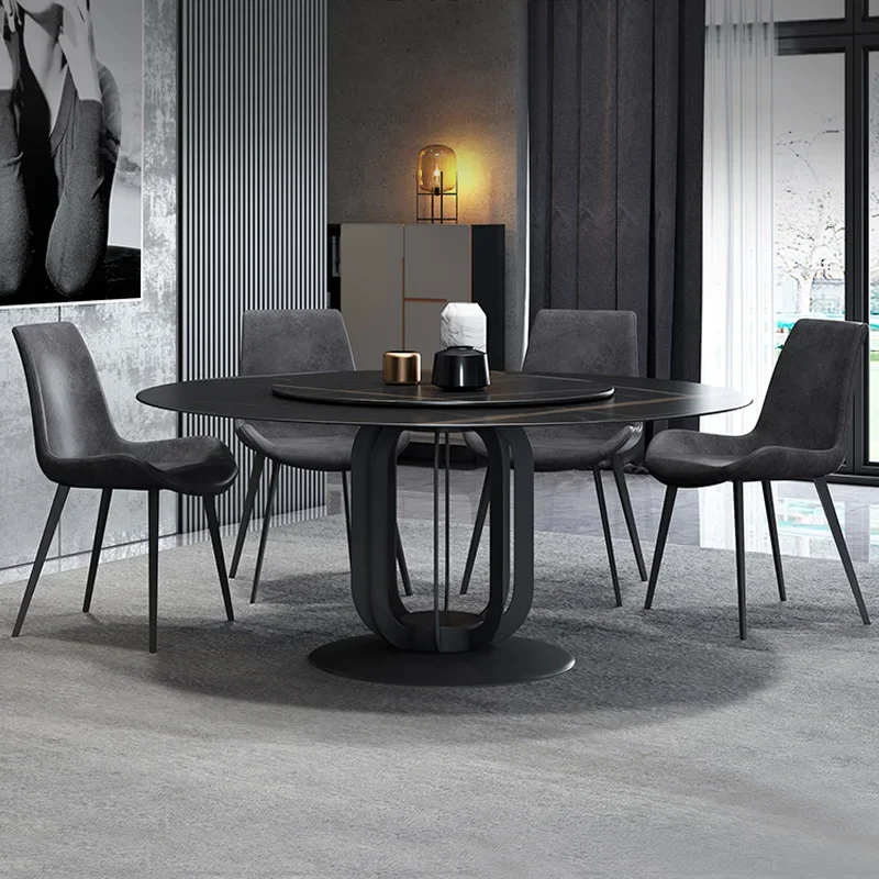 

Kitchen Marble Table Large Dining Modern Living Room Islands Dinning Luxury Round Round Table Mesa Minimalist Tables Sets YX50DT