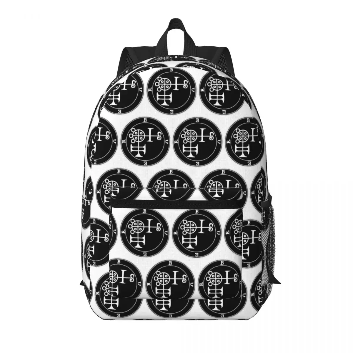 Demon Buer Seal Student Backpack School Bag Hiking Travel Daypack for Men Women Bookbag Shoulder Bags