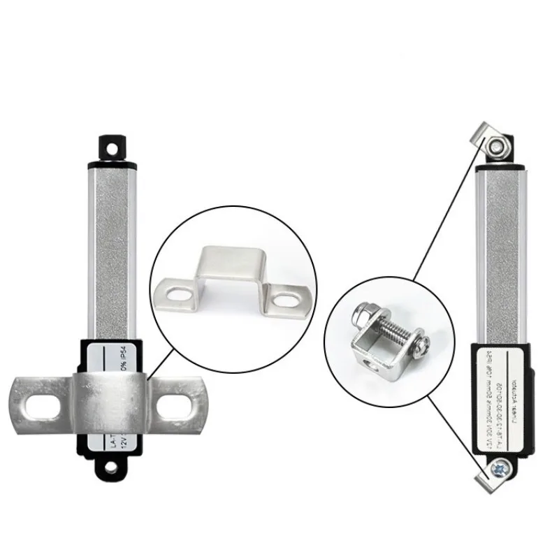 Small electric telescopic rod remote control DC linear reciprocating motor cylinder large thrust lifter