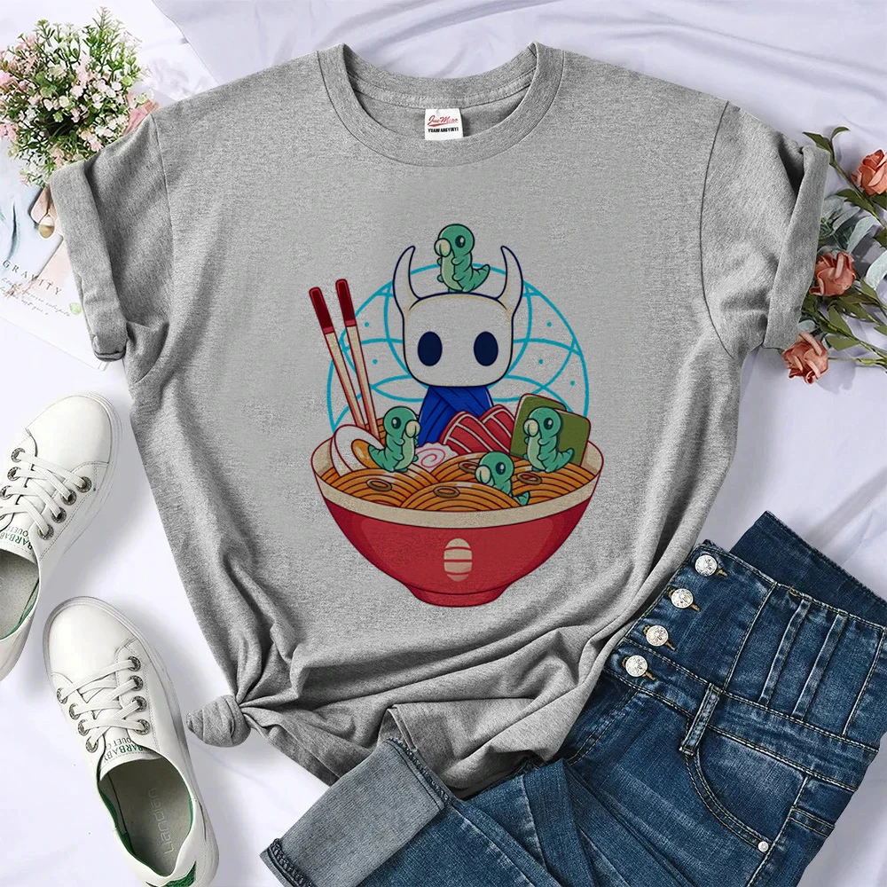 Hollow Knight t-shirt female graphic streetwear Retro goth top tees harajuku vintage streetwear alternative  clearance sales