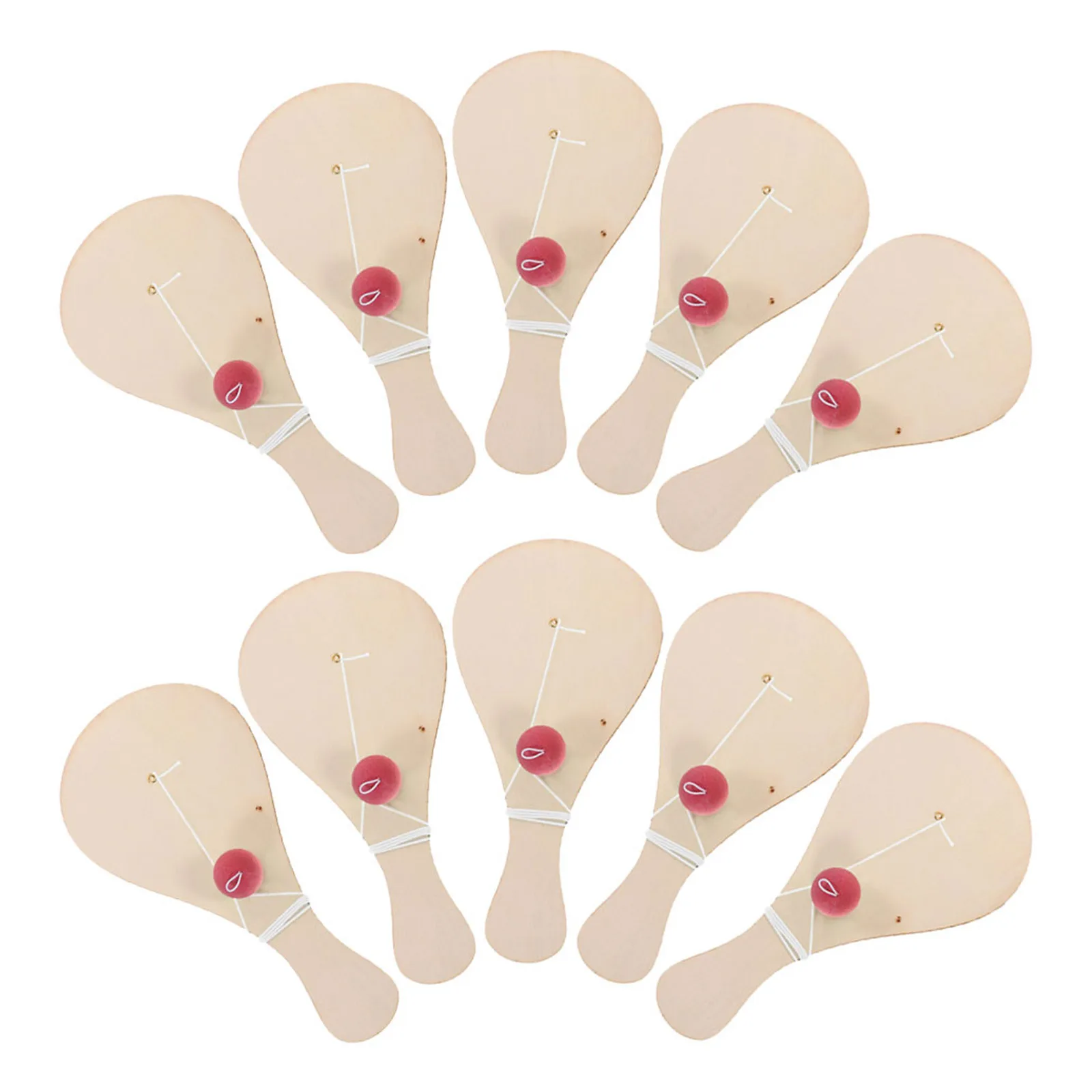 Set di 10 Palline in Legno da Disegnare a Mano, Non Finite, per Bambini, Graffiti Fai-da-Te, Attività Artistica, Gioco di Disegno, Tavoletta da Disegno per Bambini