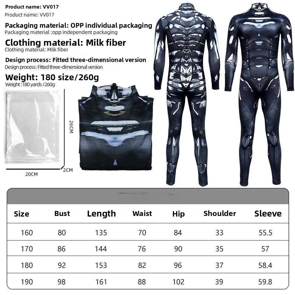 3D-geprinte cosplay onesie nauwsluitend halloween rollenspel toneelvoorstelling kostuum traditionele dameskleding etnische hert...