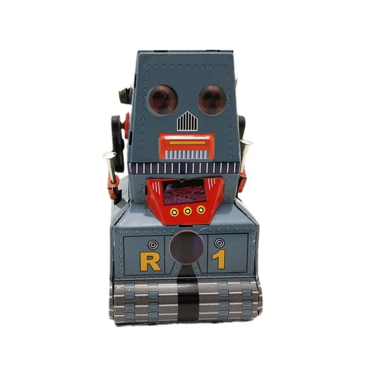 MS371 Robot Retro Nostalgic Personalized Ornament Photography Props Gifts Tin Crafts