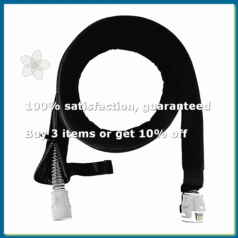 Heated Hose Cover 6 Foot 4 Inch for ClimateLineAir AirSense 11 10 Tubing, Full Zipper Tube Cover