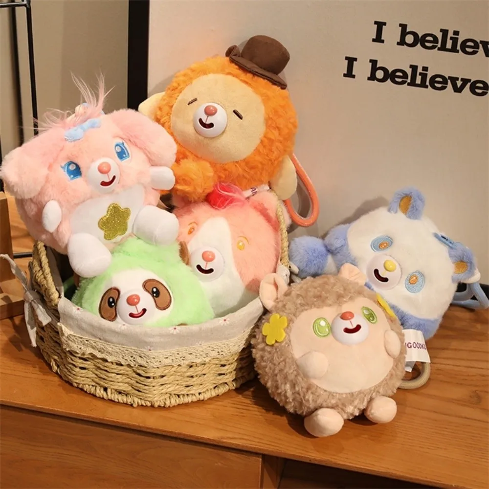 Stick Out Tongue Animal Plush Pendant Stuffed Animal Plush Doll Pendant Cute Funny Design Plush Doll Keychain Birthday Gifts