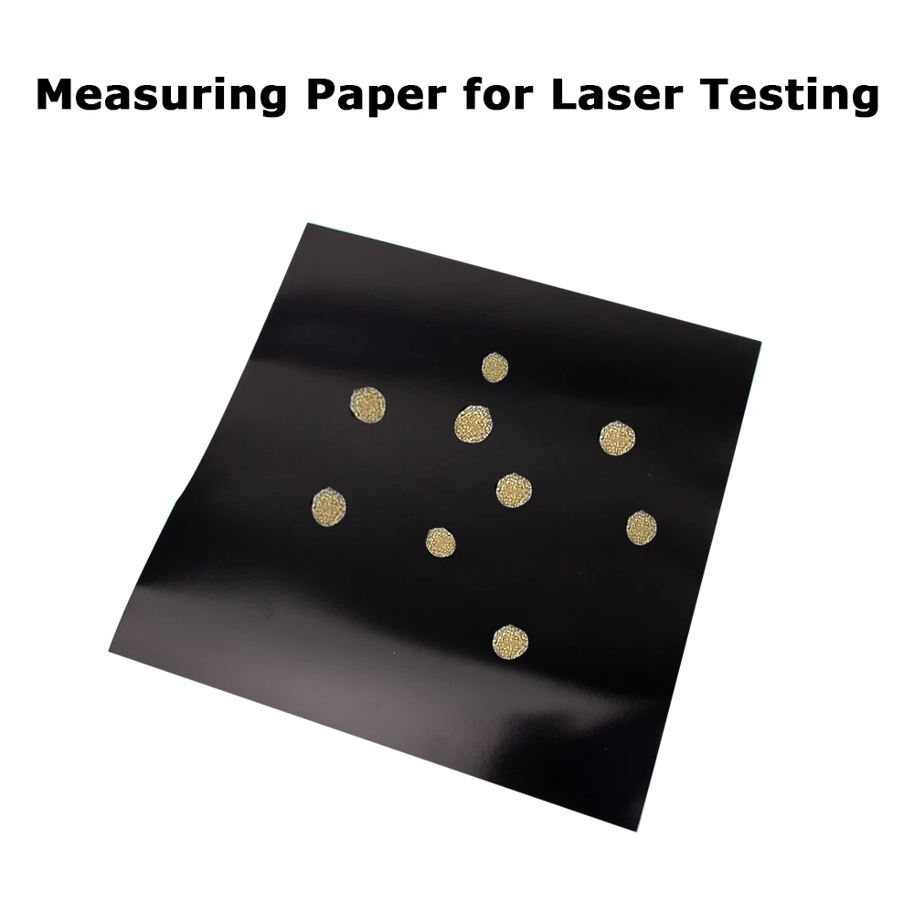 Laser Light Point Measuring Paper Laser Film Testing Protective Windows Focus Collimator Lens for Laser Cutting Welding Test