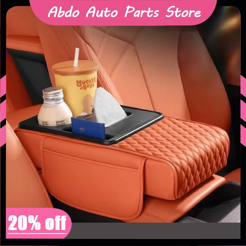 abdo For Kia Sportage/Stonic/Seltos/Rio/Forte/Cerato/K3/K5 (DL3)/Optima Armrest High Storage Pad Modification Accessories Suppli