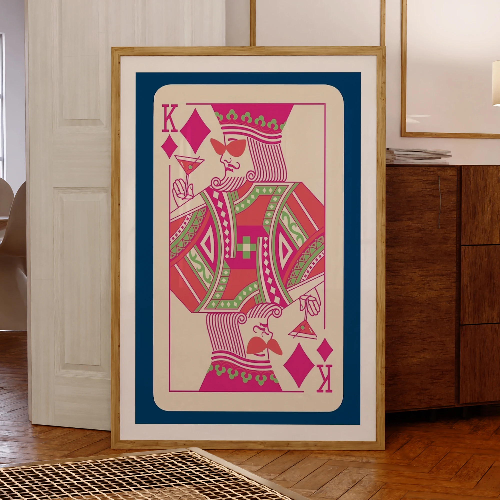 Retro Poker Cube K Wand Kunstdrucke Leinwand Malerei Poster Bild Für Wohnzimmer Schlafzimmer Wohnkultur