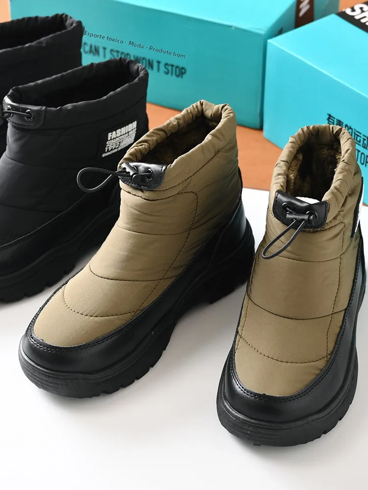 men's-outdoor-winter-snow-boots-fleece-lined-casual-waterproof-booties-mid-calf-winter-boots-fashionable-men's-cotton-shoes