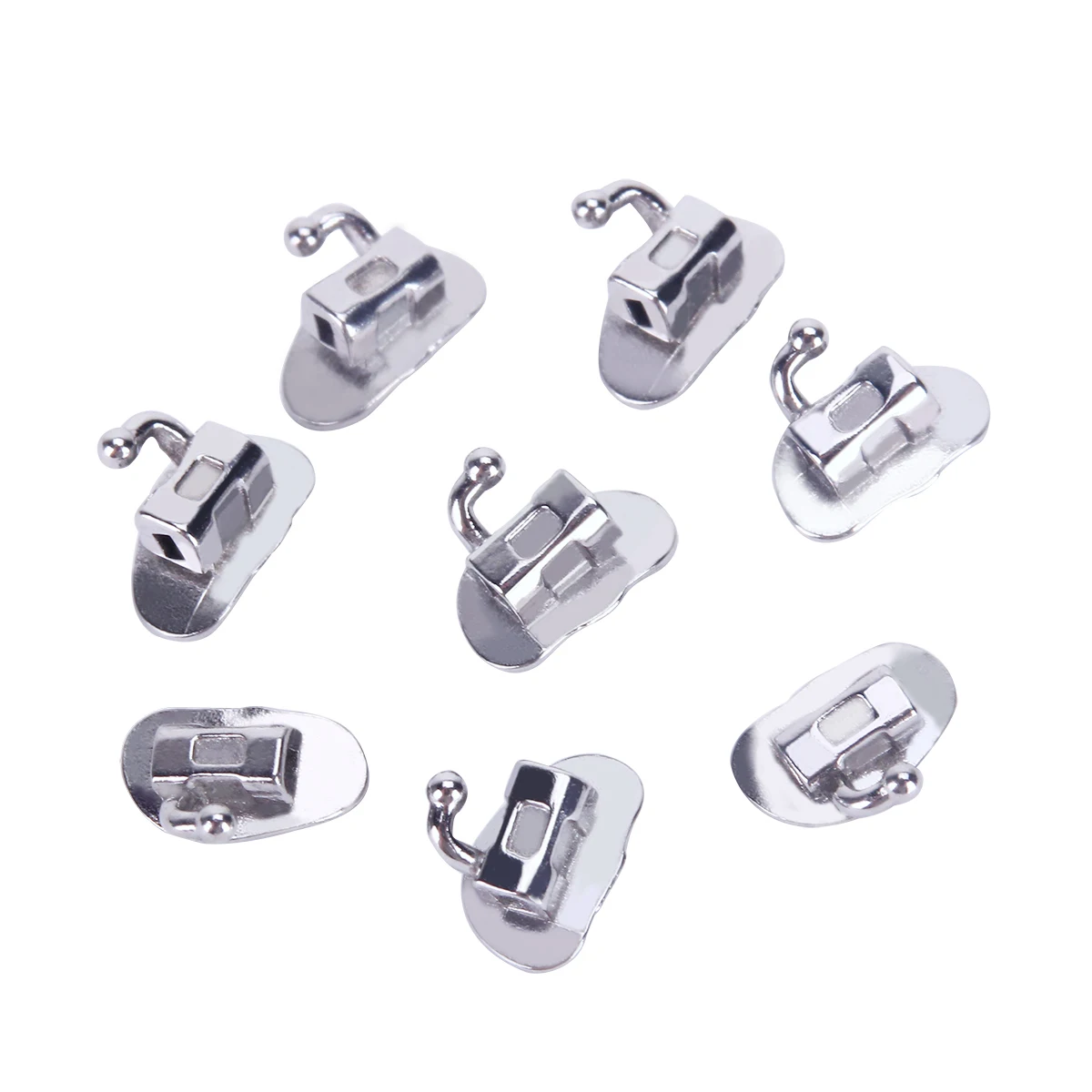 20 Sets/Box AZDENT Dental Orthodontische Bukkalröhrchen MIM Monoblock 1./2. Molar Zähne Klebbar Nicht Konvertierbar Roth/MBT 0.022/0.018 – Detail 4