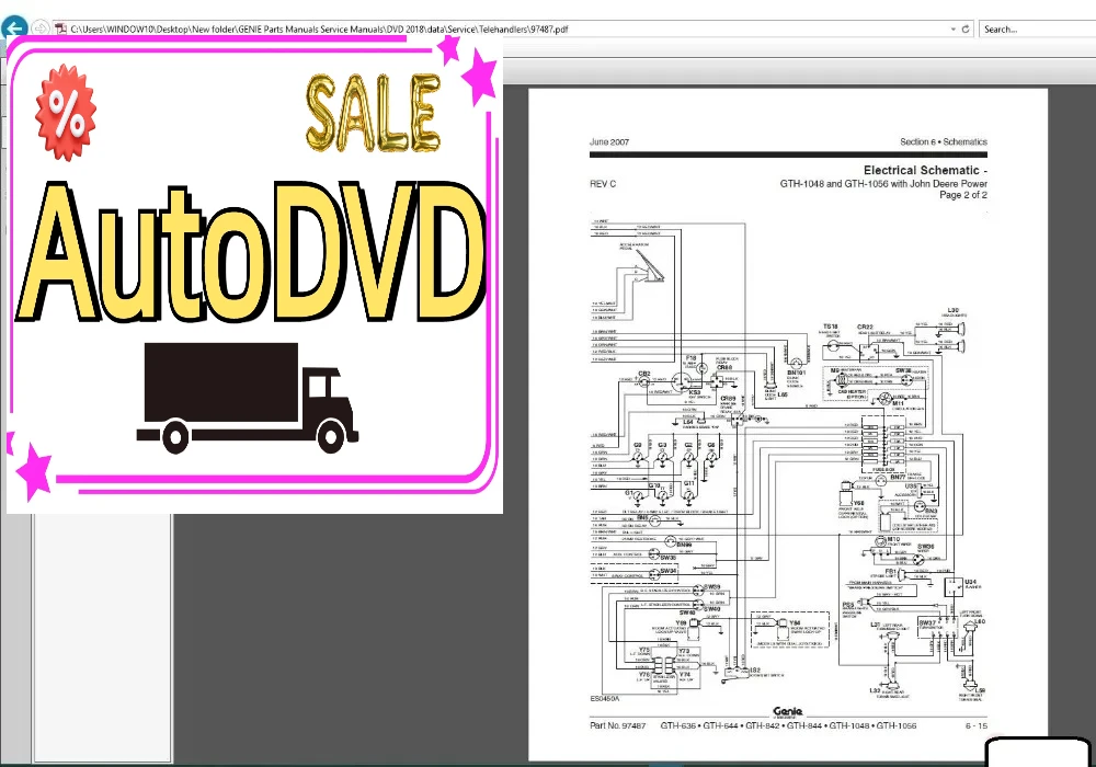 

AutoDVD GENIE Parts Manuals Service Manuals DVD [04.2018]